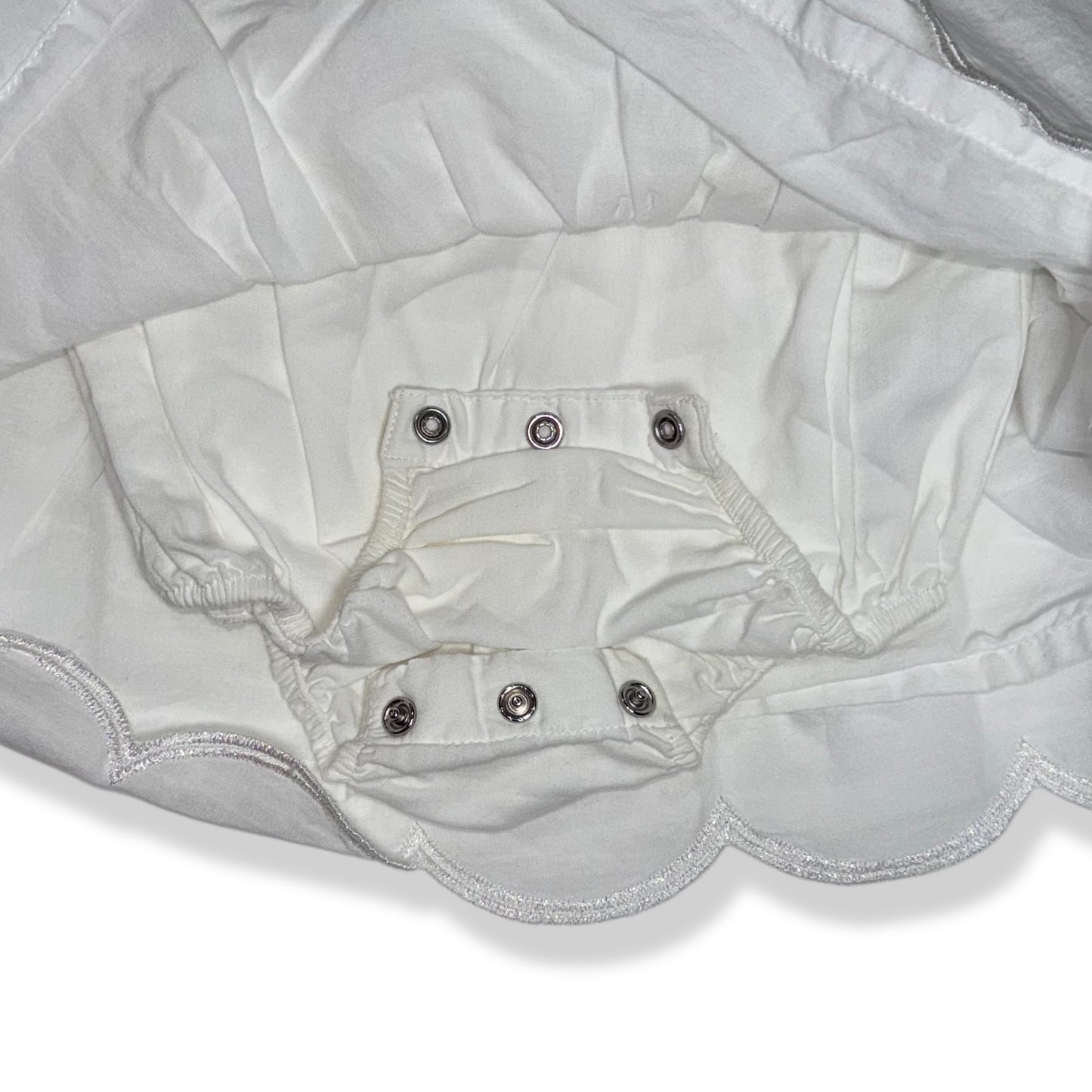 VESTIDO BLANCO PARA BEBÉS | MAX STUDIO BABY | 3-6M