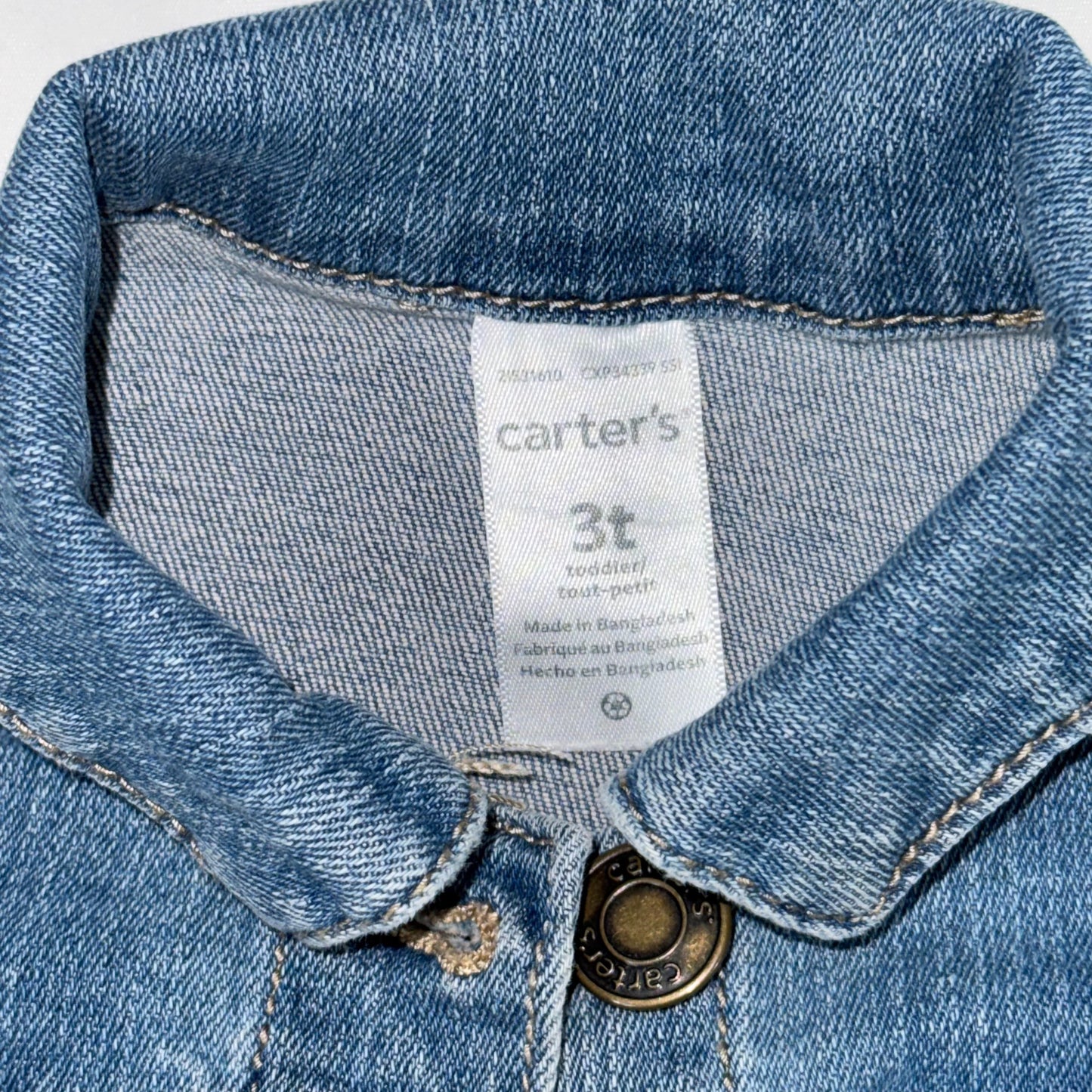 CHAQUETA DENIM PARA NIÑAS | CARTER’S | 3T