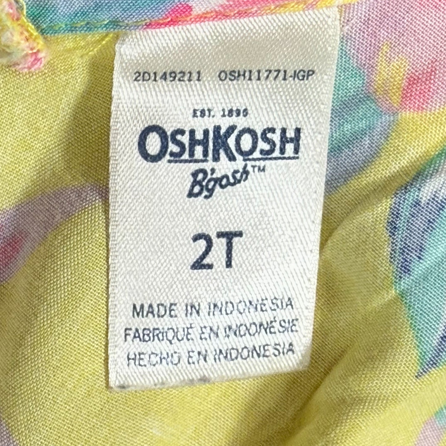 VESTIDO FLORAL PARA NIÑAS | OSHKOSH B’GOSH | 2T