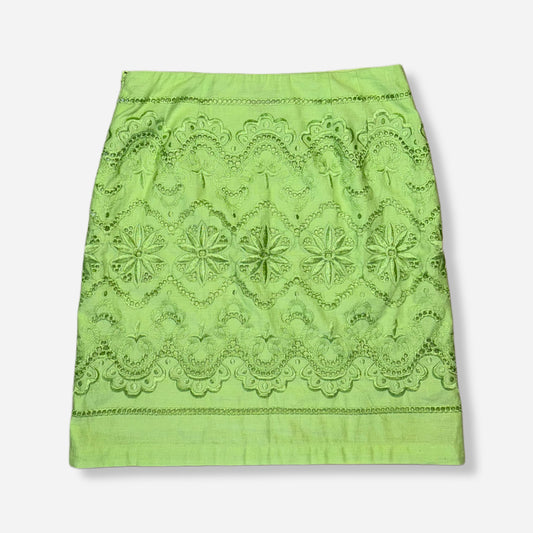 FALDA DE LINO CON BORDADOS | ETCETERA | TALLA 4