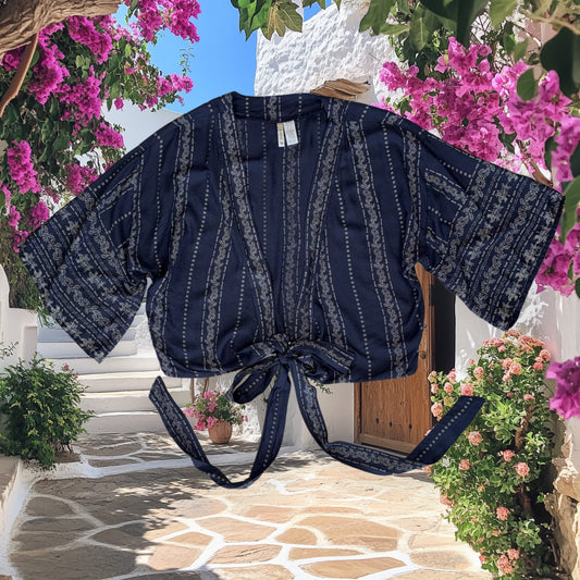 TOP CRUZADO ESTILO KIMONO | JAPNA | M