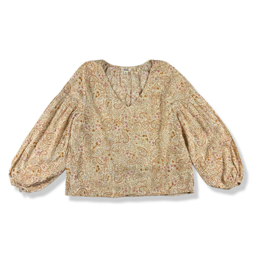 BLUSA CON ESTAMPADO PAISLEY CUELLO EN V | A.N.A. | TALLA M