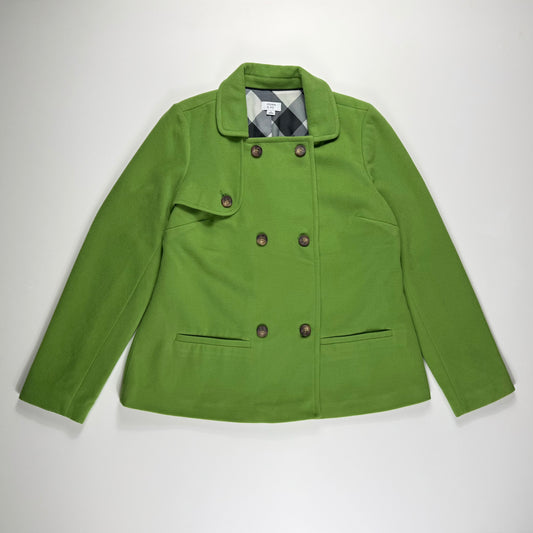 ABRIGO VERDE ESTILO PEA COAT | CROWN & IVY | L