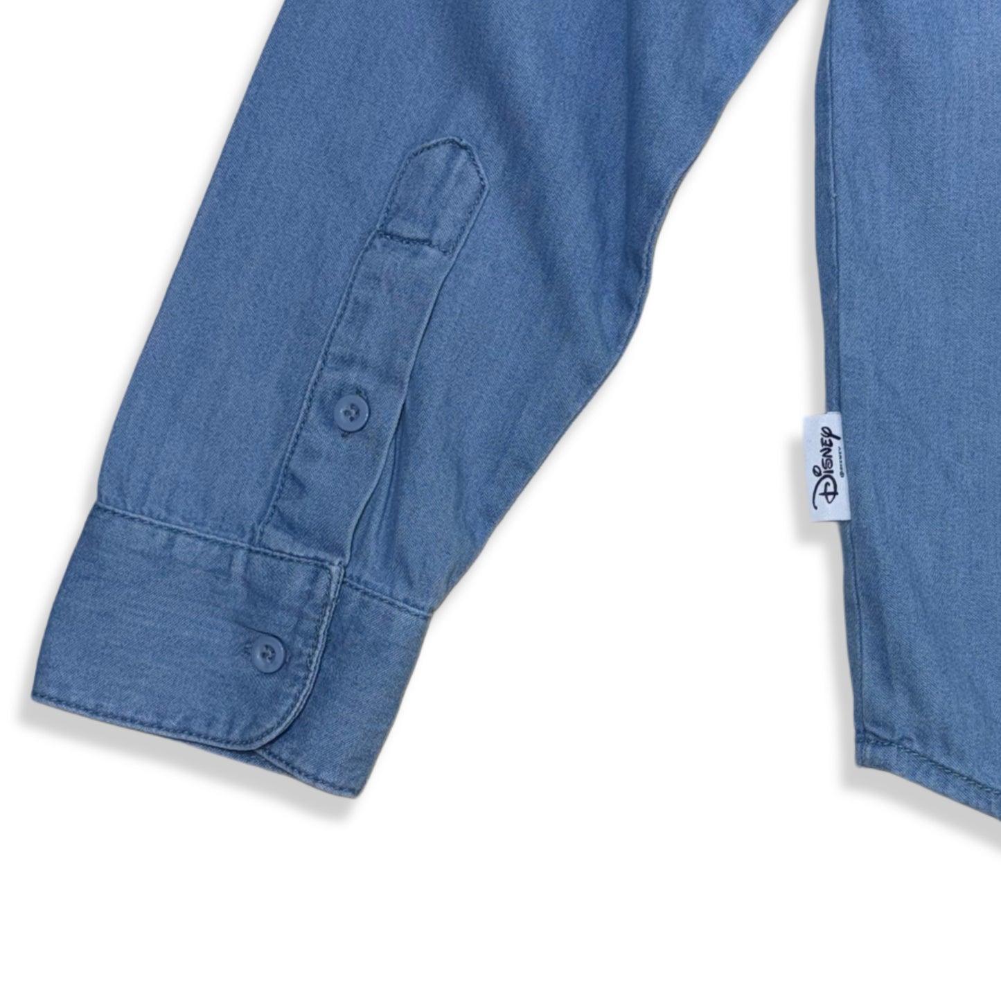 CAMISA DENIM BICOLOR DE MICKEY MOUSE | DISNEY | TALLA M