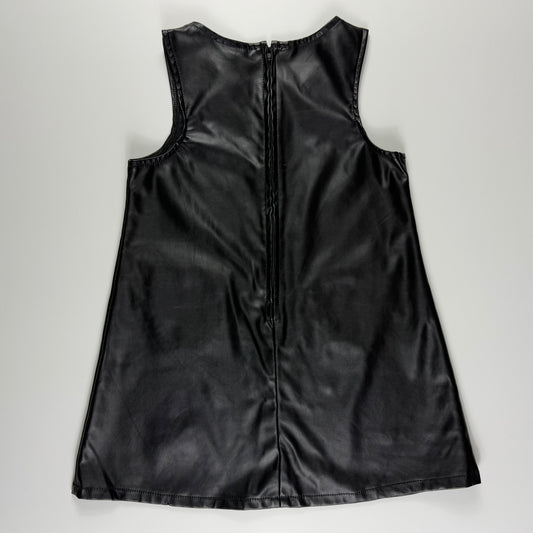 VESTIDO NEGRO FAUX LEATHER PARA NIÑAS | DIVA GIRL | 5