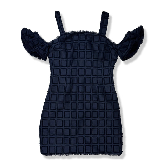 VESTIDO AZUL MARINO CON HOMBROS DESCUBIERTOS | ENDLESS ROSE | TALLA M