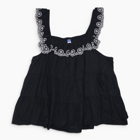 NUEVA CON ETIQUETA | BLUSA NEGRA CON BORDADO | OLD NAVY | TALLA 3X