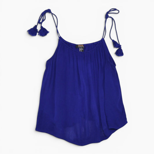 BLUSA AZUL DE TIRANTES | FOREVER 21 | TALLA XS