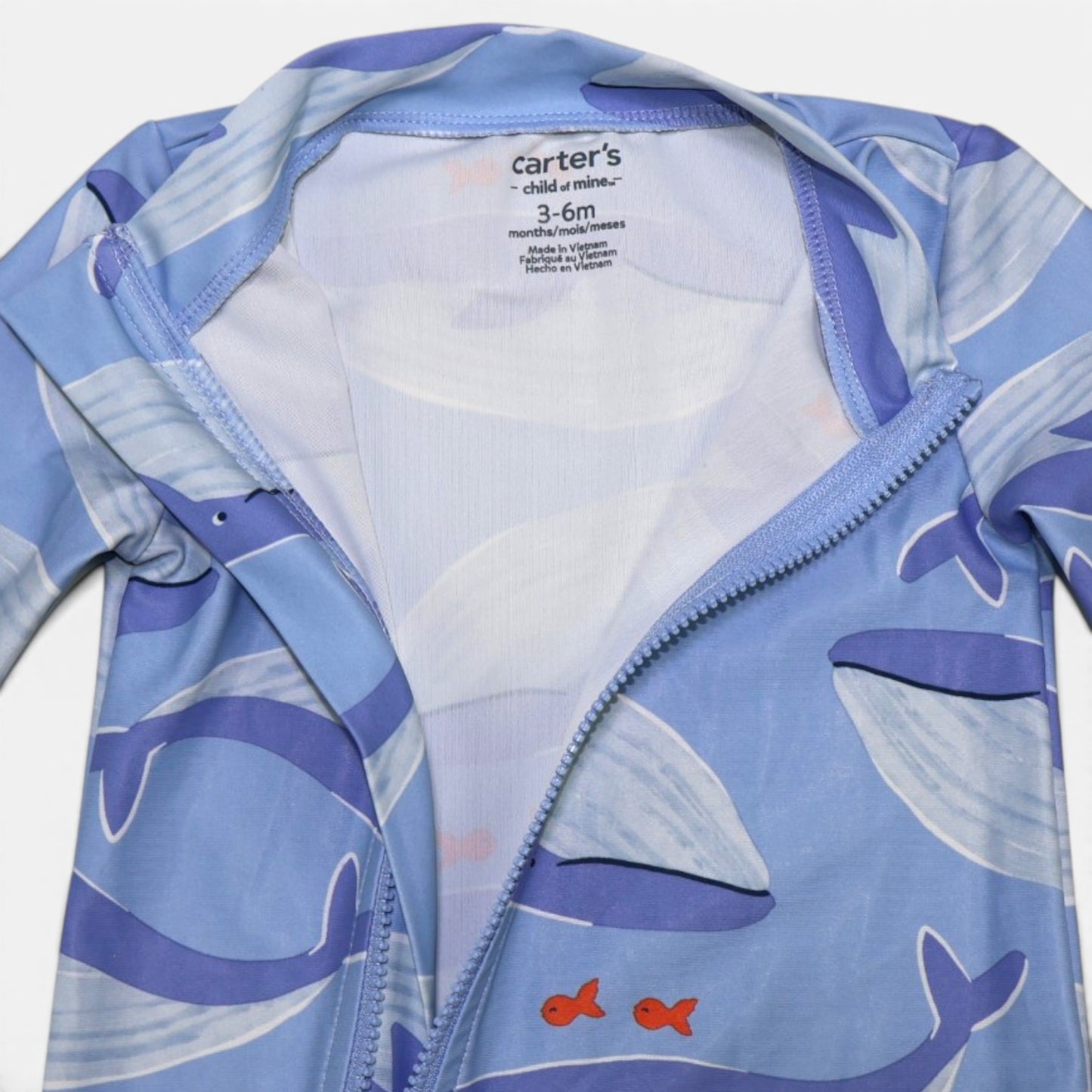 TRAJE DE BAÑO CON ESTAMPADO DE BALLENAS PARA BEBÉ | CARTER'S | TALLA 3-6M