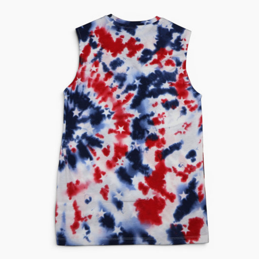 TOP SIN MANGAS TIE-DYE | WONDER NATION | TALLA L (10-12)