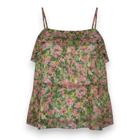TOP DE TIRANTES AJUSTABLES CON ESTAMPADO FLORAL | GILLI | TALLA S