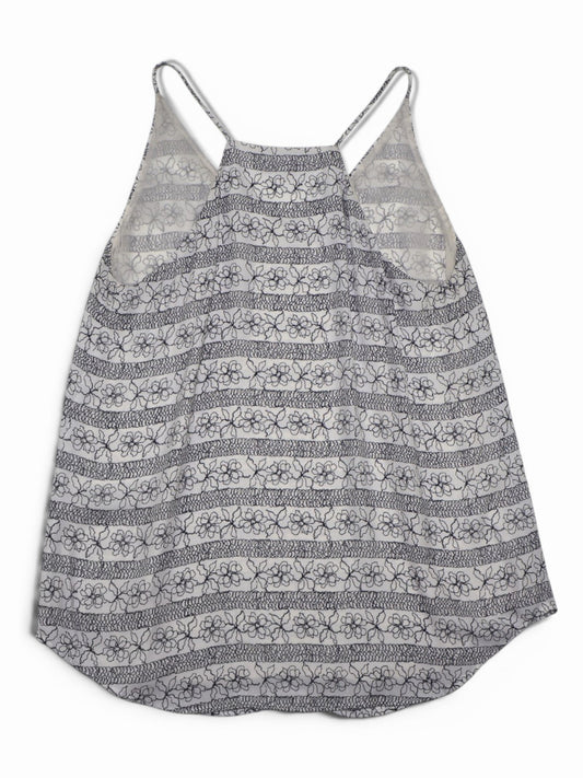 TOP DE TIRANTES CREMA CON ESTAMPADO FLORAL | LOFT | TALLA S