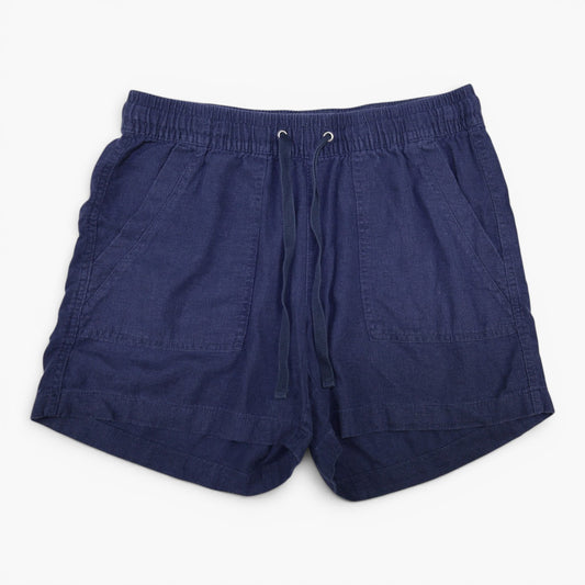 SHORT AZUL MARINO EN MEZCLA DE LINO | NAUTICA | TALLA S
