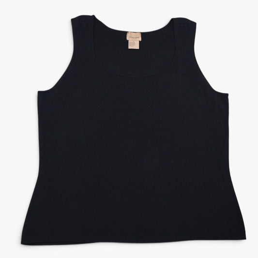 TOP NEGRO SIN MANGAS | CHOICES | TALLA L