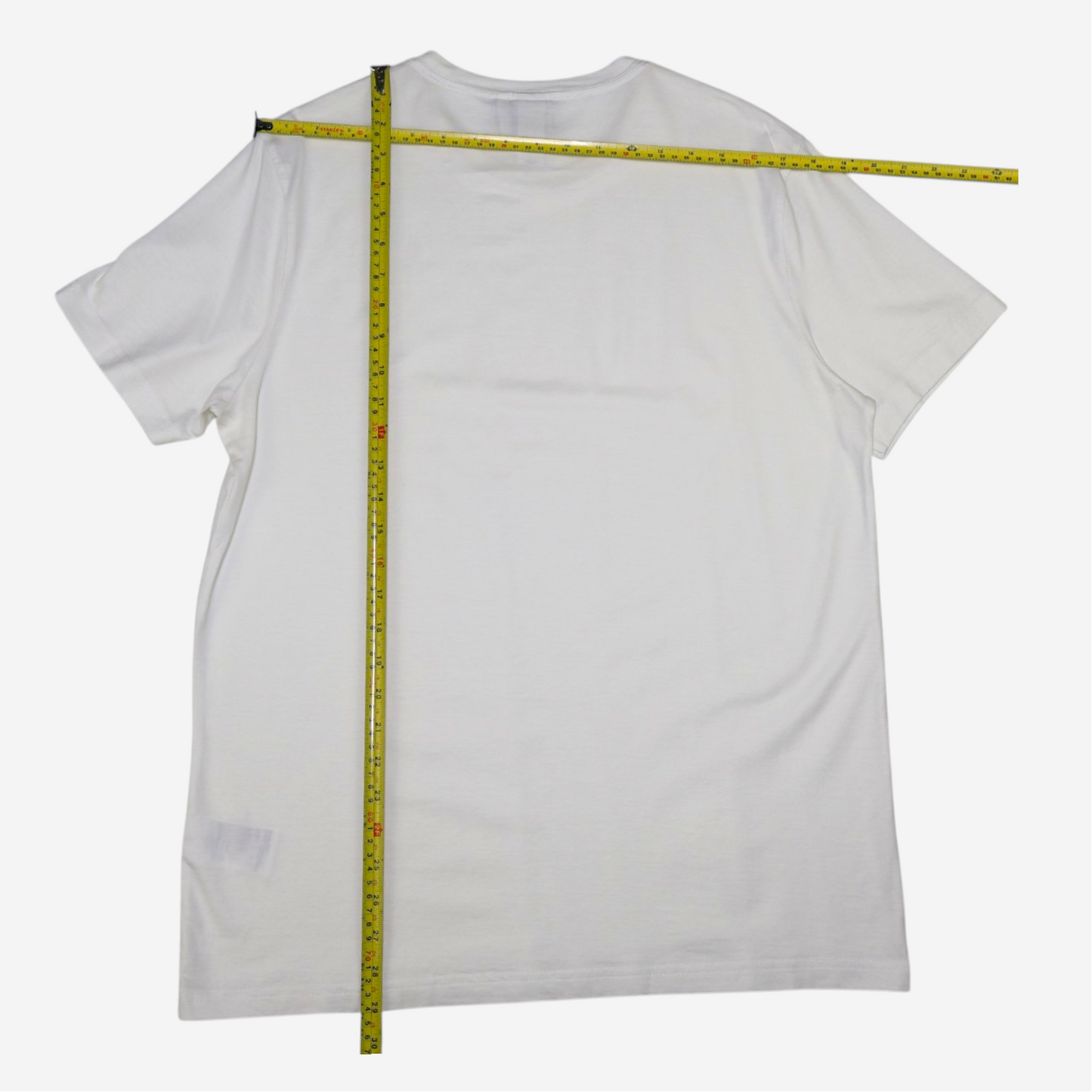 CAMISETA BÁSICA BLANCA DE HOMBRE | H&M | TALLA L