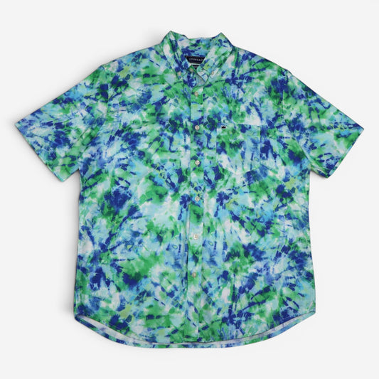 CAMISA MANGA CORTA CON ESTAMPADO TIE-DYE | CROWN & IVY | TALLA S