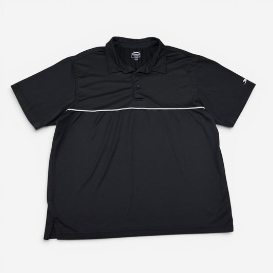 POLO DEPORTIVO NEGRO | SLAZENGER GOLF | TALLA XL
