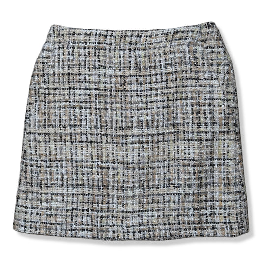 FALDA TIPO TWEED CON ACABADO METÁLICO | LOFT | 0