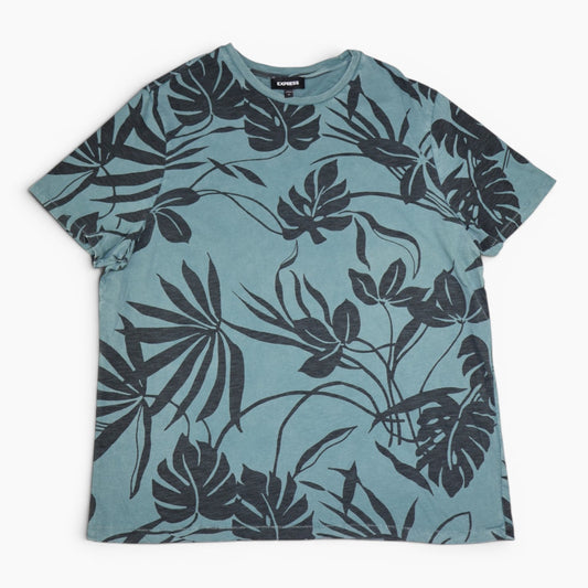 T-SHIRT CON ESTAMPADO TROPICAL | EXPRESS | TALLA XL