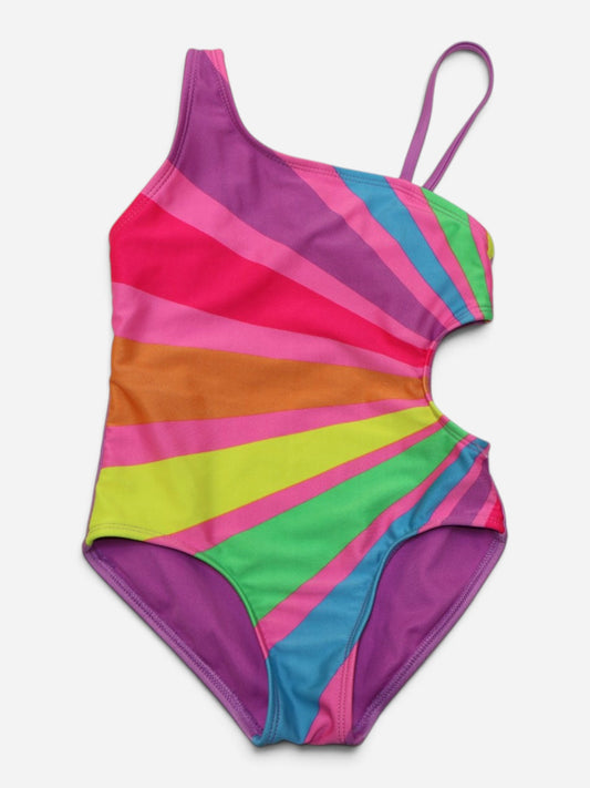 TRAJE DE BAÑO MULTICOLOR PARA NIÑA | CAT & JACK | TALLA XS (4/5)