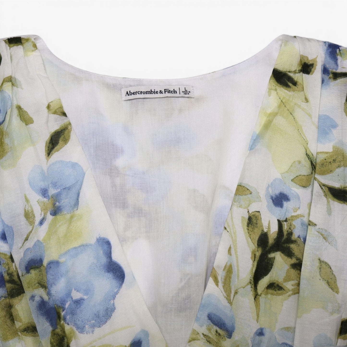 BLUSA CON ESTAMPADO FLORAL | ABERCROMBIE & FITCH | TALLA L