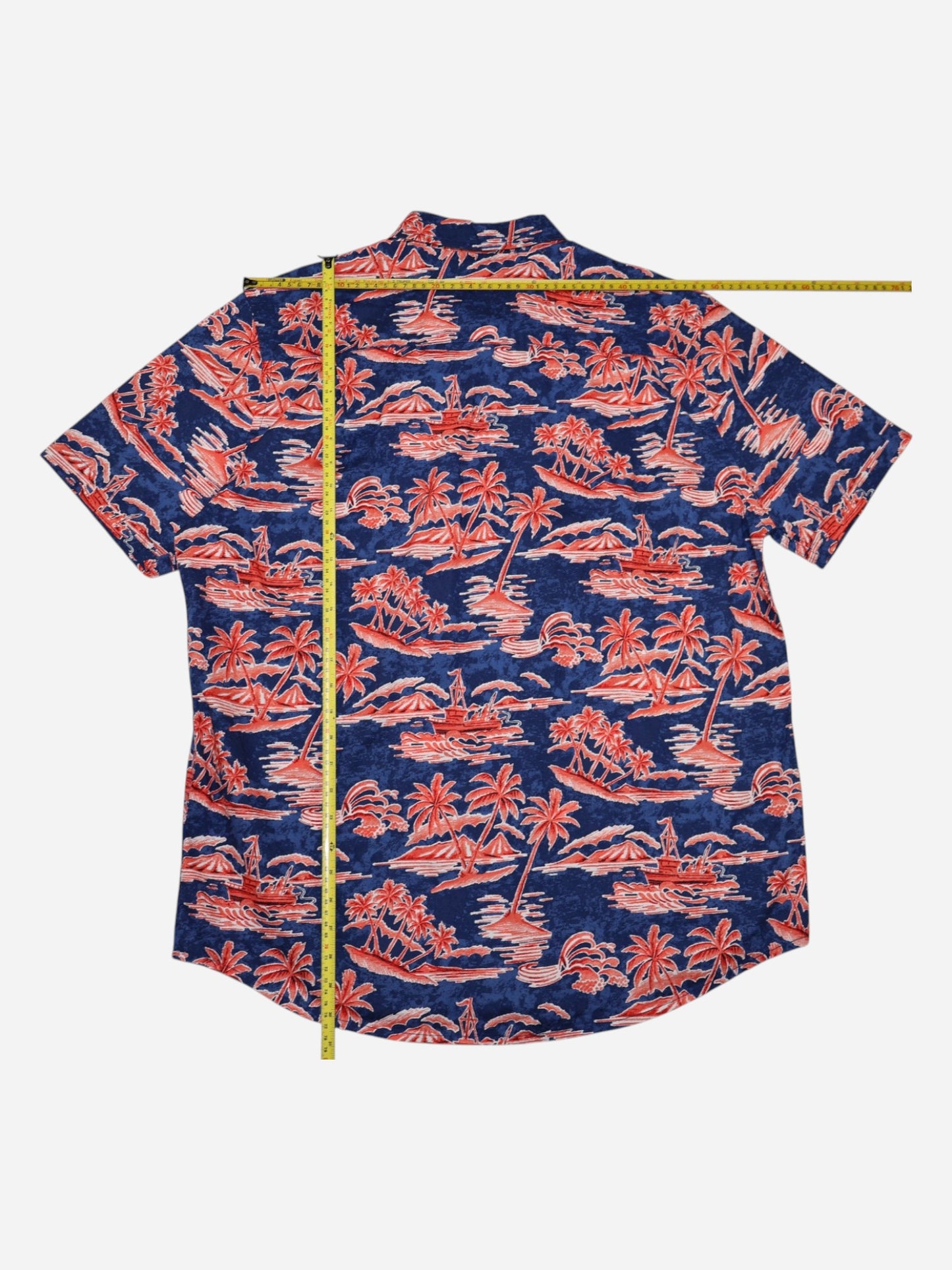 CAMISA MANGA CORTA CON ESTAMPADO TROPICAL | ST. JOHN’S BAY | TALLA L