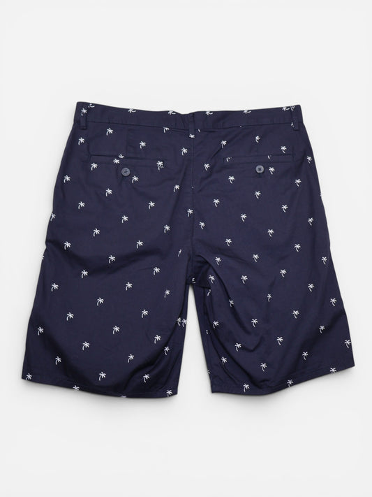 BERMUDA SLIM FIT CON ESTAMPADO DE PALMERAS | H&M | TALLA 31