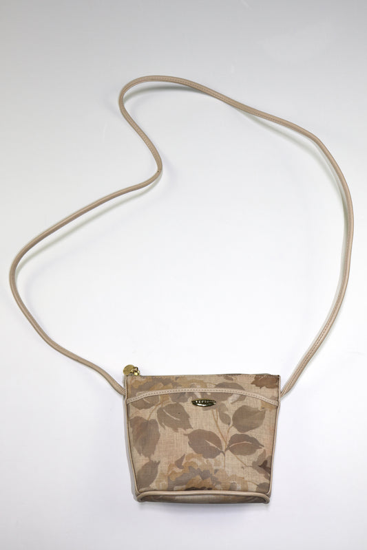 BOLSO CROSSBODY BEIGE CON ESTAMPADO FLORAL | LIZ CLAIBORNE