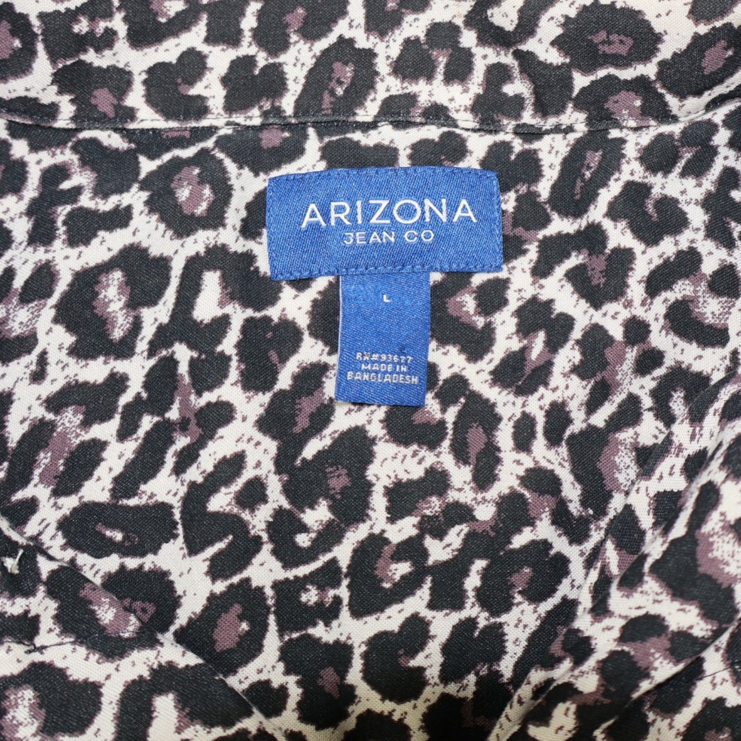 CAMISA CON ESTAMPADO ANIMAL PRINT DE MANGA CORTA | ARIZONA JEAN CO. | TALLA L