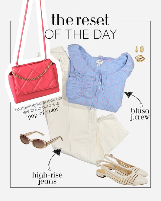 BOLSO ROSADO CON CADENA DORADA | A NEW DAY