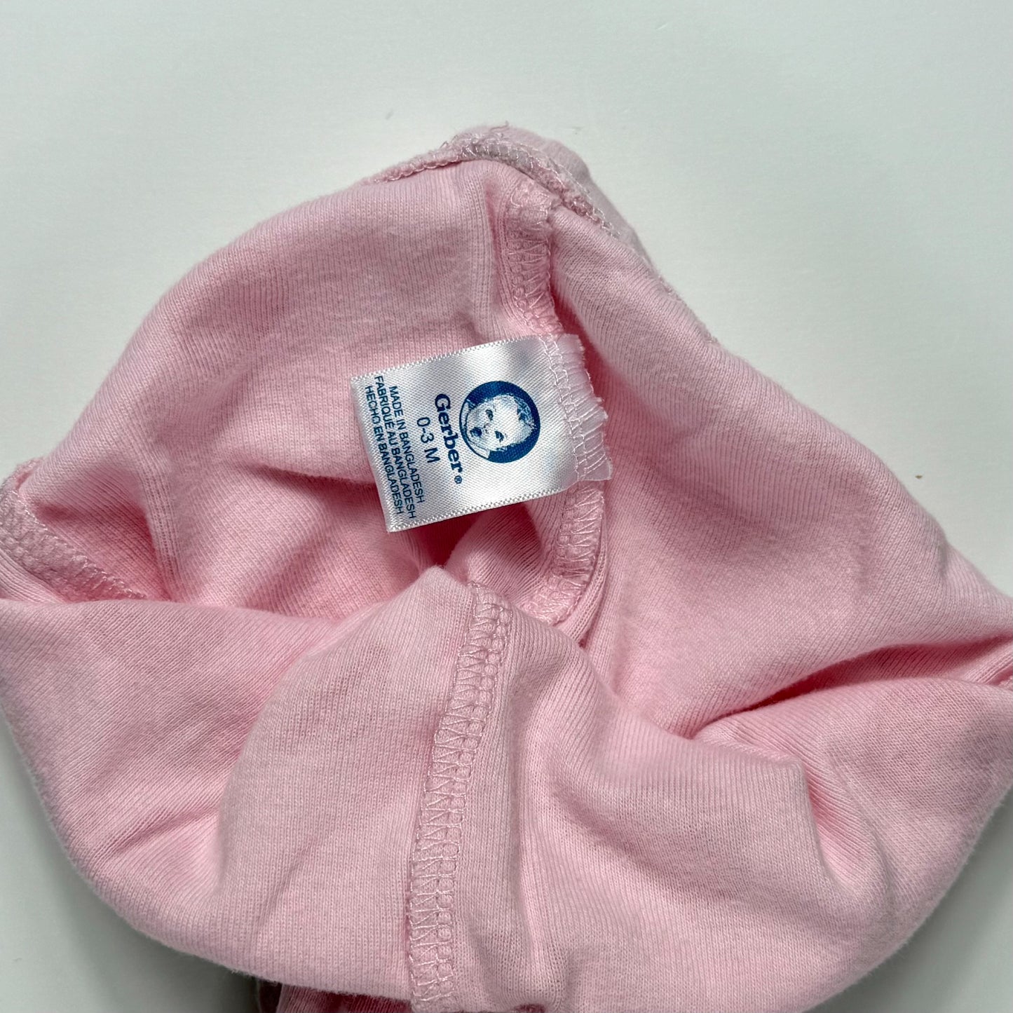 PANTALÓNCITO ROSADO CON LUNARES PARA BEBÉS | GERBER | TALLA 0–3M