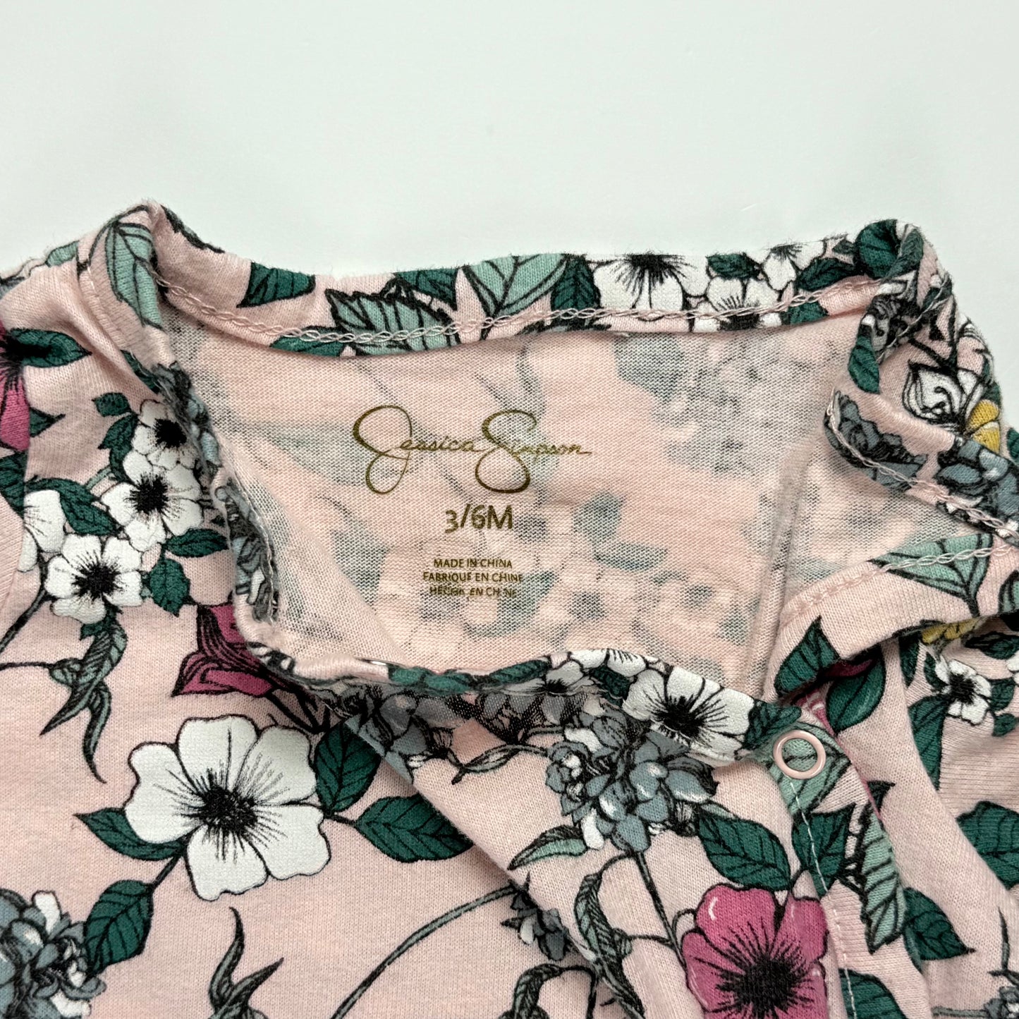 ENTERIZO CON ESTAMPADO DE FLORES | JESSICA SIMPSON | 3-6M