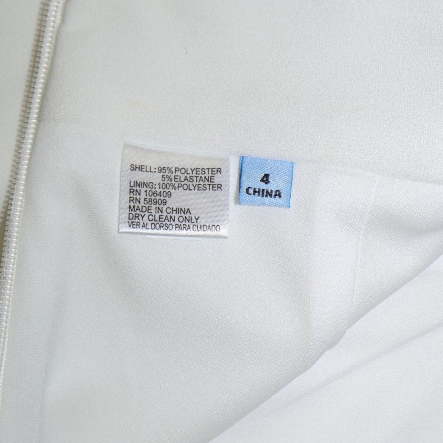 FALDA BLANCA TIPO LÁPIZ CON DETALLE DRAPEADO | ANTONIO MELANI | TALLA 4 (S)