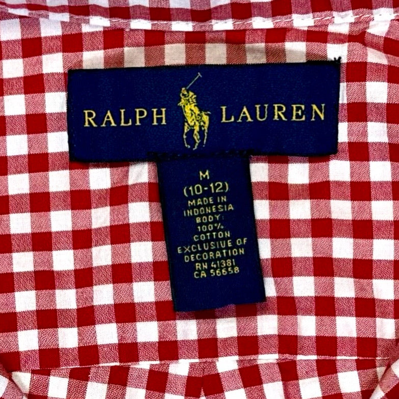 CAMISA DE CUADROS PARA NIÑOS | RALPH LAUREN | M (10/12)