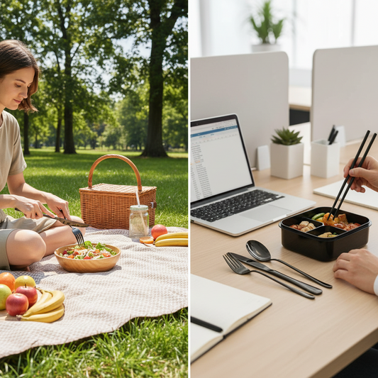 SET DE CUBIERTOS REUTILIZABLES CON ESTUCHE