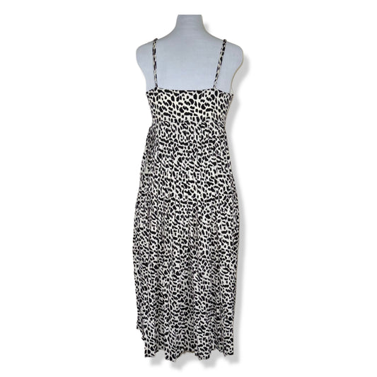 VESTIDO MIDI CON ESTAMPADO ANIMAL PRINT | DOE & RAE | M