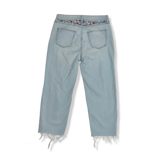 JEANS RECTOS CON BORDADO FLORAL | LAUREN CONRAD | 12