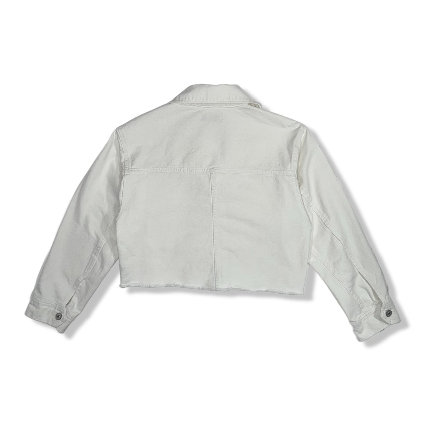 CHAQUETA DENIM CORTA BLANCA | LOVE TREE DENIM | TALLA L