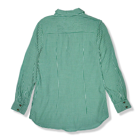 THE GREEN GINGHAM SHIRT | THE LIMITED | S