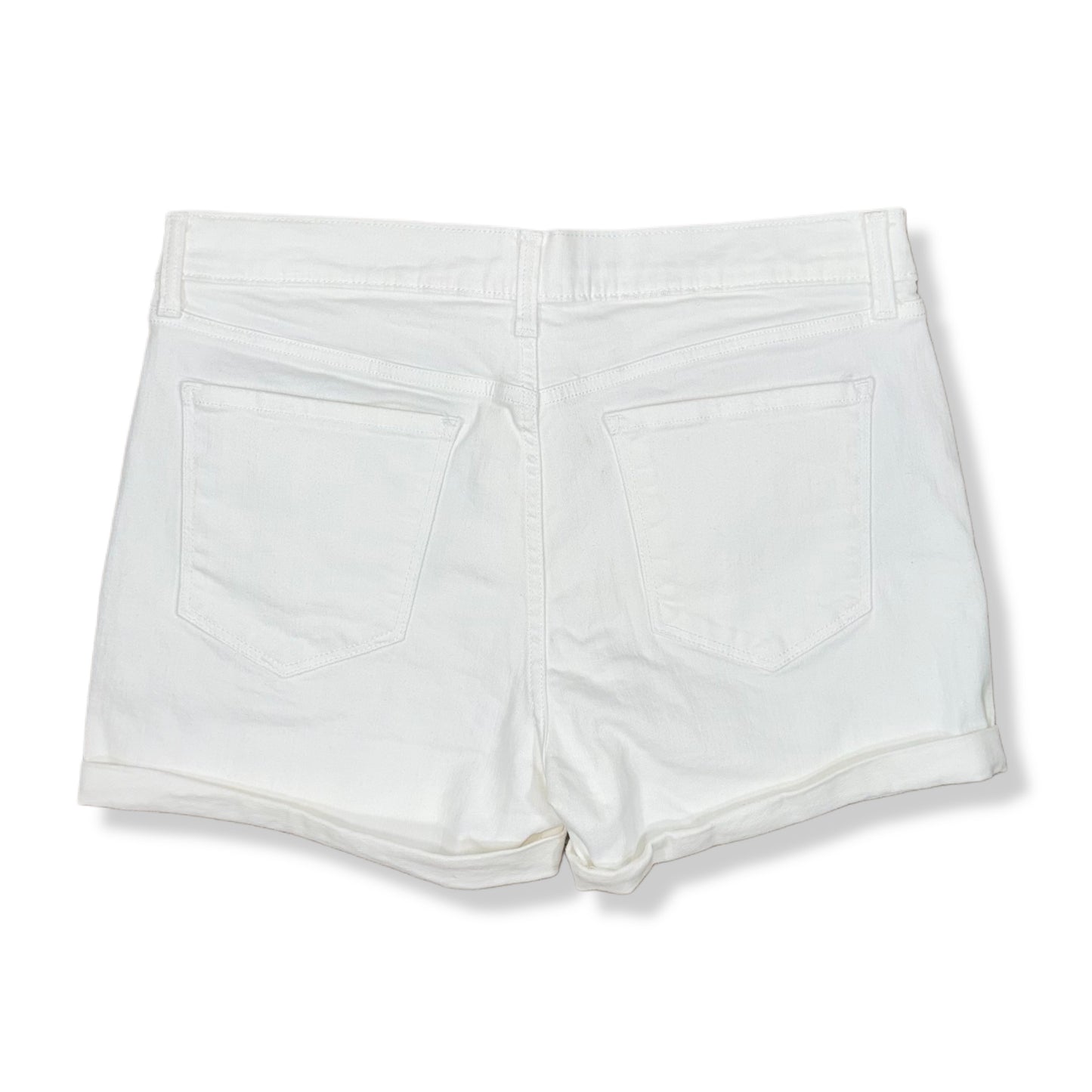 WHITE BOYFRIEND SHORTS | OLD NAVY | 12
