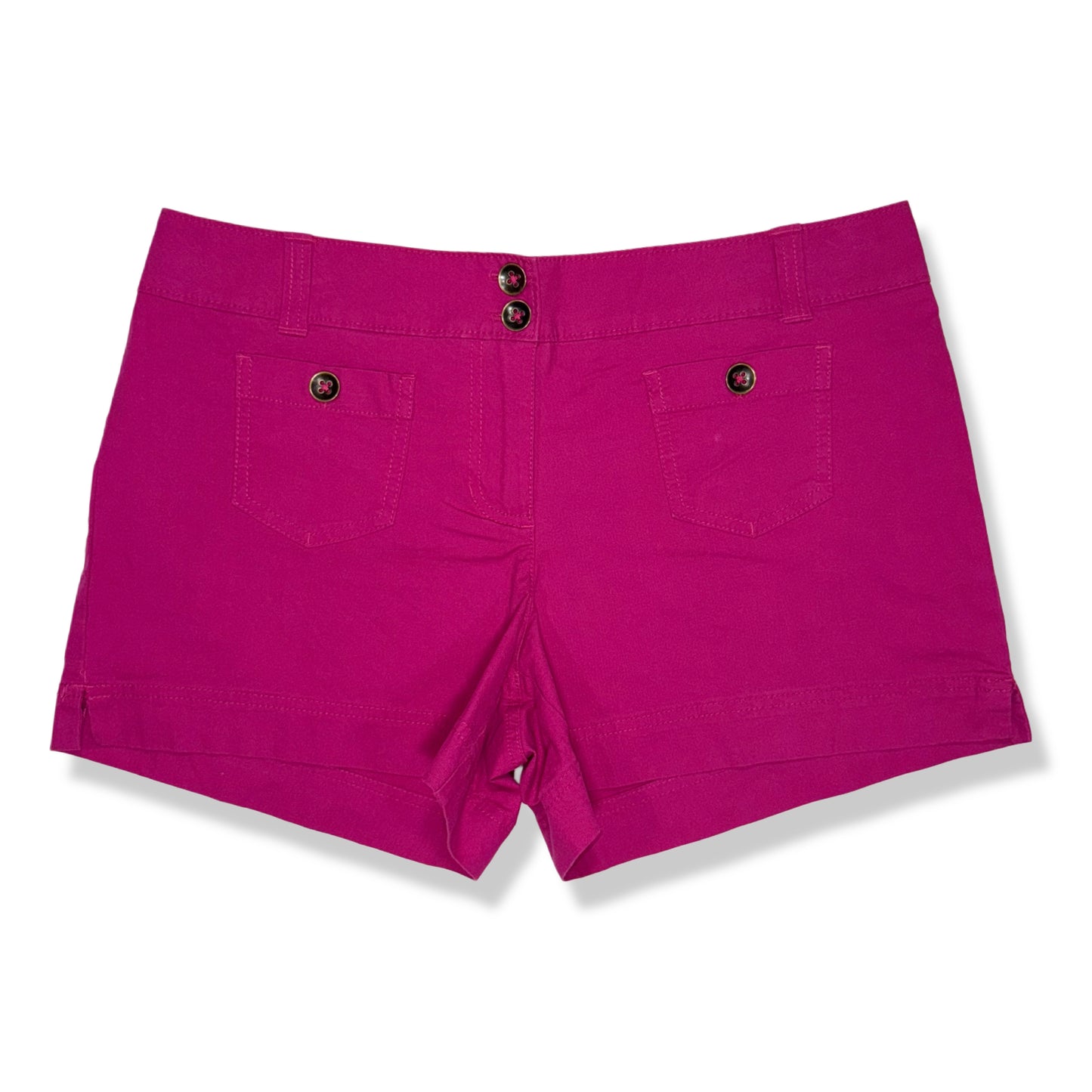 CHINO SHORTS FUCSIA | NEW YORK & COMPANY | 10