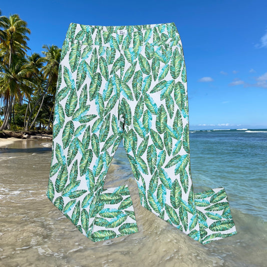PANTALÓN CON ESTAMPADO TROPICAL | KIM ROGERS | 16