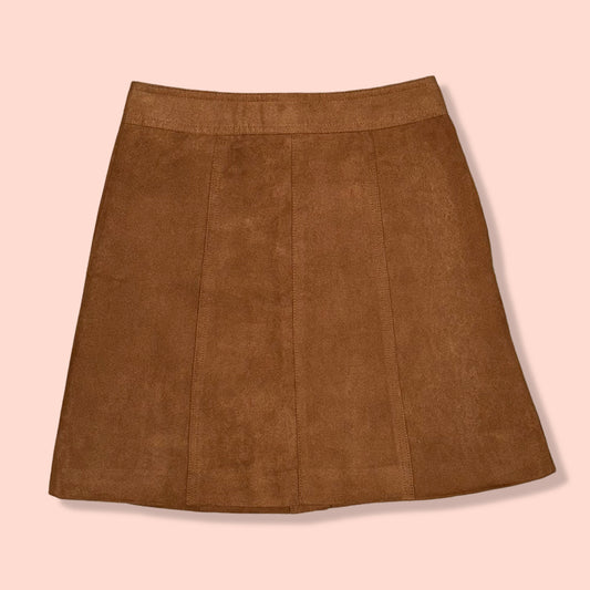 FALDA CORTA FAUX SUEDE | DIVIDED | 0
