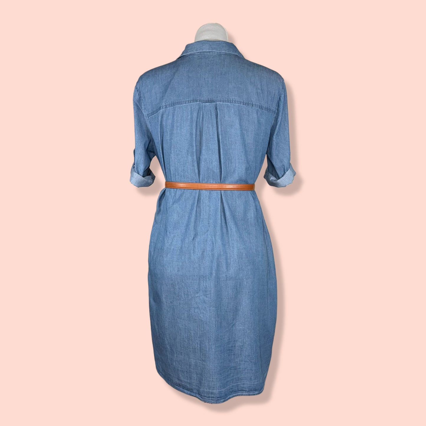 VESTIDO CAMISERO DENIM | NEW YORK & COMPANY | M (OVERSIZE)