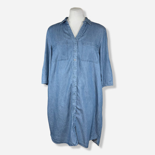 VESTIDO CAMISERO DENIM | NEW YORK & COMPANY | M (OVERSIZE)