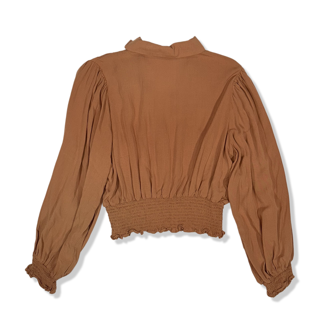 BLUSA CON CINTURA FRUNCIDA | WATERMELON SUGAR | TALLA L