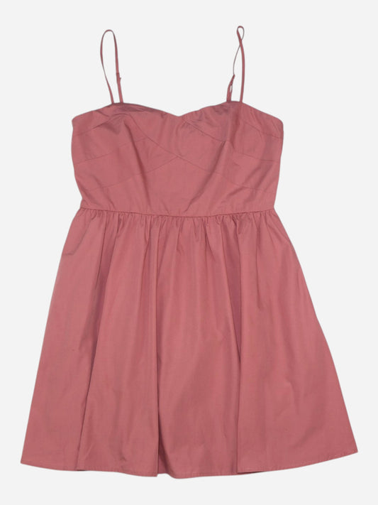 VESTIDO CORTO ROSADO CON TIRANTES AJUSTABLES | FRANCESCA'S | TALLA M