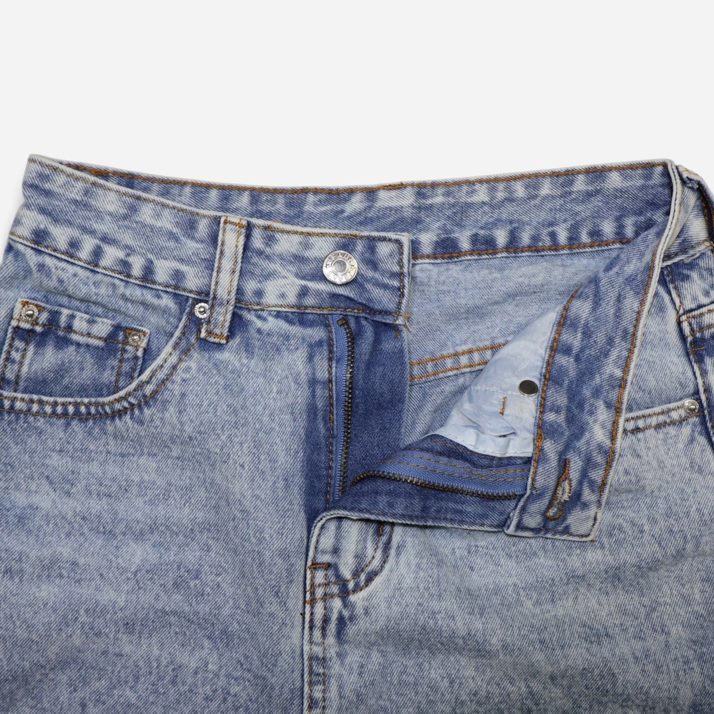 SHORT JEAN DE TIRO ALTO | TALLA XS