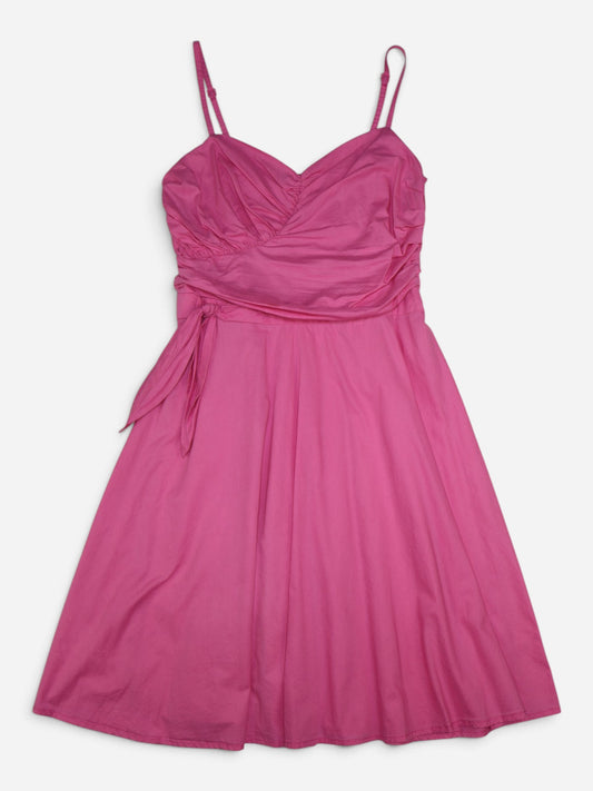 VESTIDO MIDI CON TIRANTES AJUSTABLES | H&M | TALLA 12 (L)