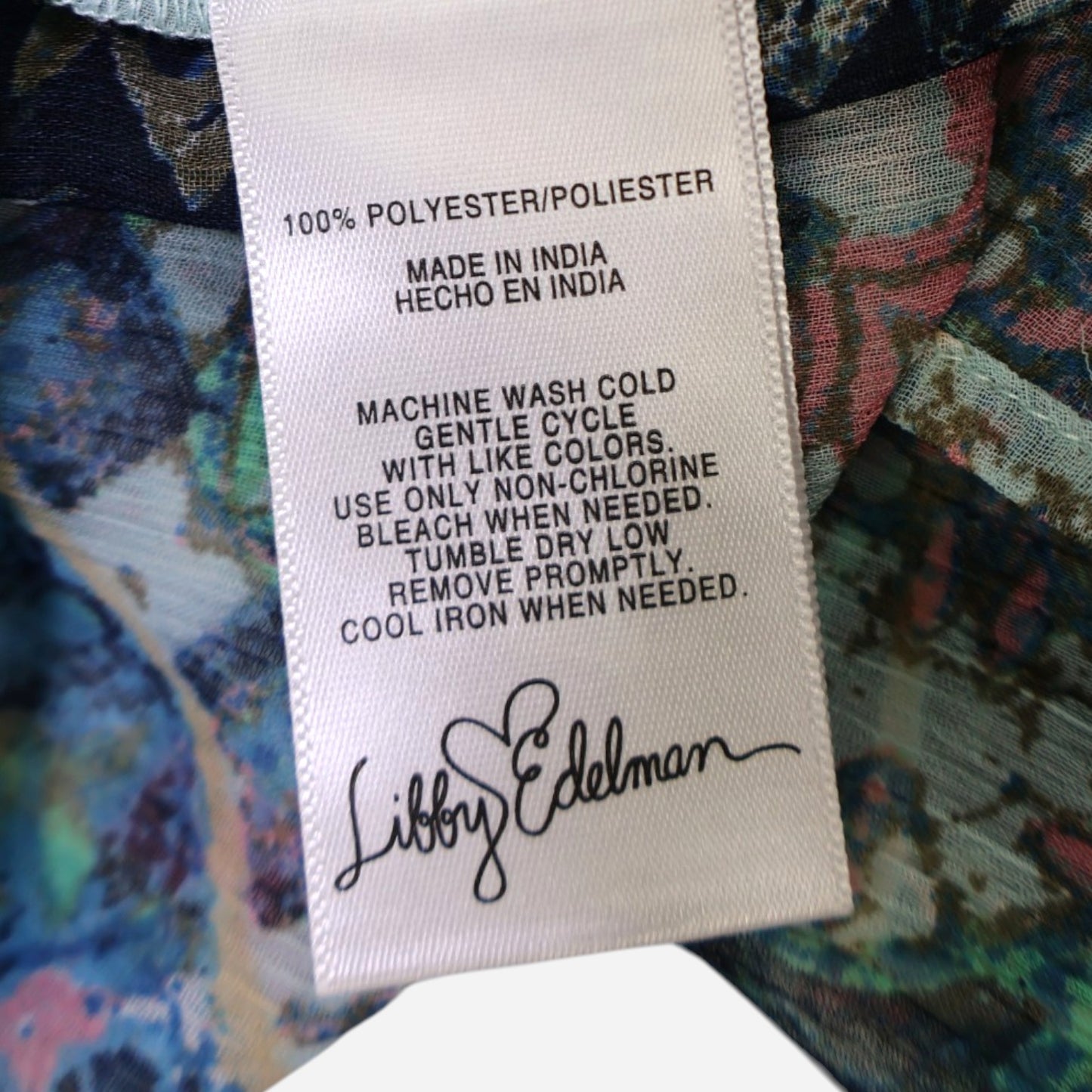 BLUSA ESTAMPADA CON HOMBROS DESCUBIERTOS | LIBBY EDELMAN | TALLA XL